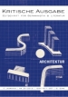 Kritische Ausgabe: »Architektur« (Cover)